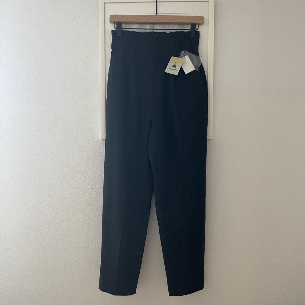 NWT JAPAN Niko And… Skinny Dress Pants Women JP M Medium US Small Dark Gray